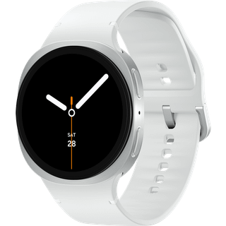 Samsung Galaxy Watch8 44mm eSim Silver SM-L335FZSAEUB - Unisex - 44 mm - Quartz m. Oplader - Safirglas