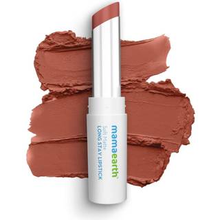 Mamaearth Soft Matte Hydrating Lipstick (09 - Honey Blush) | 12-timers lang ophold letvægtsformel | Vandtæt og ikke-tørring | Glat mat finish | 0
