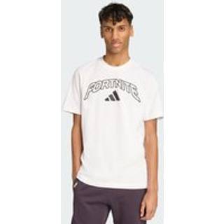 adidas x Fortnite Logo Grafik Tee - White - 2XL