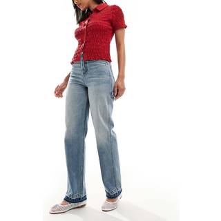 High Rise Slim Straight Jeans