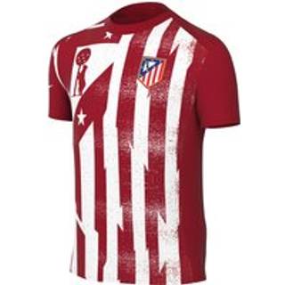 Kortærmet Club Atlético de Madrid Academy Pro Home Nike Dri-FIT-opvarmningstrøje til fodbold til større børn - rød - L