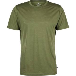 Heber Peak MerinoMix150 PineconeHe. II T-Shirt Merino-shirt Herrer størrelse M farve olivengrøn