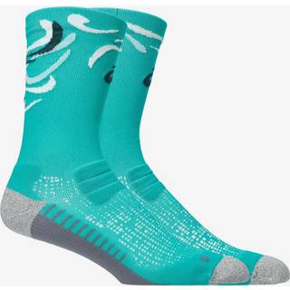 ASICS Performance Run Crew Running Socks - Turquoise, Multicoloured, Size 35-38 - turquoise