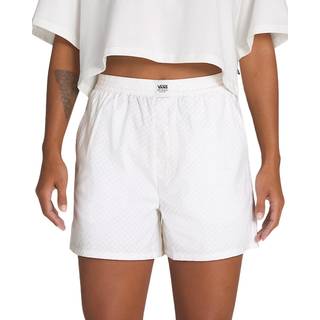 Vans - Alicia Checkerboard Boxer Shorts, Woman, White, Size: L - White - L