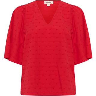 Soaked In Luxury Slsunela Felisia Top Ss Bluser 30408477 Goji Berry (XLARGE)