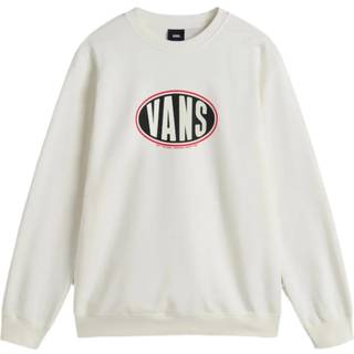 Vans - Spray On Loose Crew Sweatshirt, Man, White, Size: XXL - White - XXL