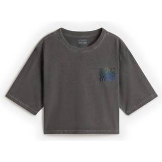 Vans Women's MTE Wildthorn Reflective Boxy Short Tee T-shirt Damer størrelse XL farve grå