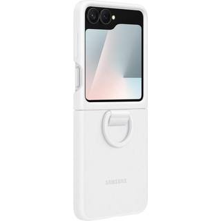 Samsung Galaxy Z Flip7 FE Silikone Cover med Ring EF-PF741TWEGWW - Hvid