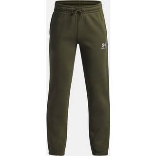 Under Armour Icon Fleece Taping Boys' Joggers Marine OD Green / Black / White YLG (149 - 160 cm)