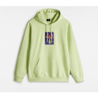 Vans - Floral Decor Pullover Hoodie, Man, Green, Size: M - Green - M