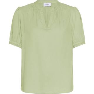 Saint Tropez Brittasz Ss Blouse Bluser 30514534 Smoke Green (XSMALL)