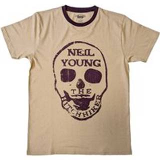 Neil Young - Neil Young Unisex Ringer T-Shirt: Hitchhiker (Natural)