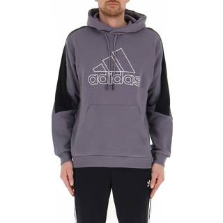Future Icons Embroidered Badge of Sport Fleece hættetrøje - Trace Grey - XS