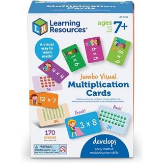 Læringskort - Øv multiplikation
