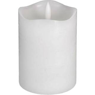 Northlight bloklys LED hvid 10 cm - batterilampe med timer