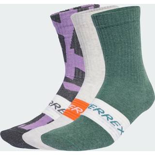 Terrex Multi sokker, 3 par - Grey Six / White - 40-42