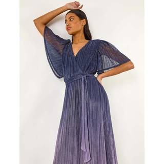 Roman Roman Ombre Plisse Midi Wrap Kjole