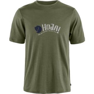Cykeltrøje Fjällräven Hoja Wool T-shirt M Laurel Green