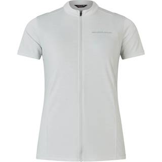 Endura Women's Loop S/S Zipped Jersey Cykeljersey Damer størrelse L farve grå