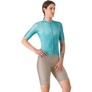 Castelli Women's Prima 2 DT Bibshort Cykelbukser Damer størrelse L farve beige