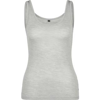 Stoic Women's MerinoRib RonnebySt. Tank Merino-shirt Damer størrelse L farve grå