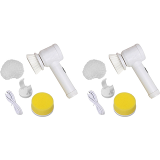 Elektrisk rengøringsbørste til badeværelse - 2 stk