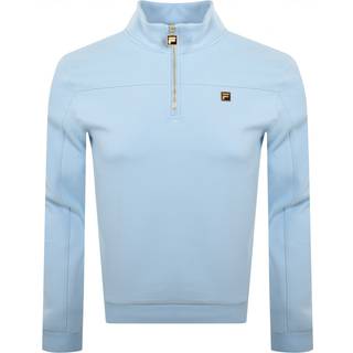 Fila Vintage Kevin Half Zip Sweatshirt Blue