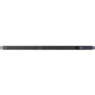 Vertiv PowerGo EP0G90A0 strømforsyningsenhed (PDU) 24 AC stikkontakt(er) 1U Sort