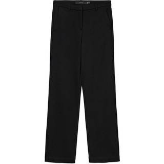 Eva Zamira Slim Straight Bukser, Black, S/L32