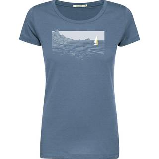 GreenBomb Women's Nature Set Sail Loves T-Shirt T-shirt Damer størrelse L farve blå