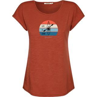 GreenBomb Women's Nature Good Life Cool T-Shirt T-shirt Damer størrelse M farve rød