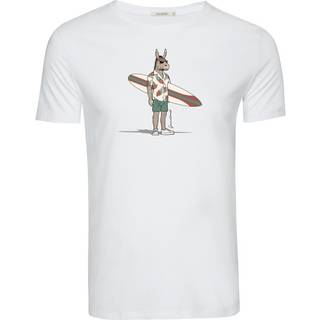 GreenBomb Animal Donkey Surf Guide T-Shirt T-shirt Herrer størrelse XXL farve hvid