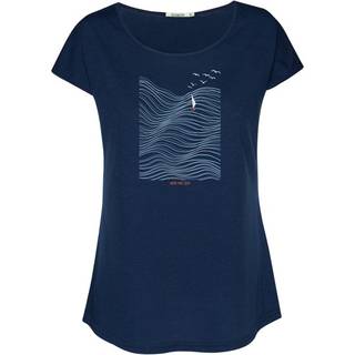 GreenBomb Women's Nature High Sea Cool T-Shirt T-shirt Damer størrelse XS farve blå