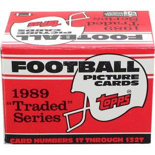 NFL 1989 Topps Fodboldhandlet serie - S?t p? 132 kort