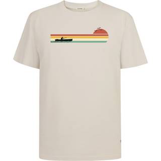 GreenBomb Nature Canoe River Fusion T-Shirt T-shirt Herrer størrelse L farve beige