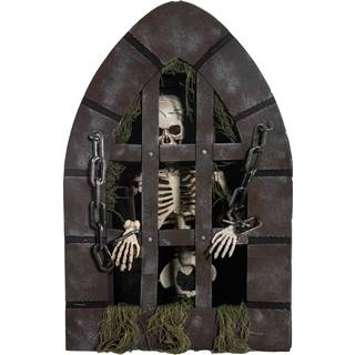 Skelett im Gefängnis Animatronic 31cm