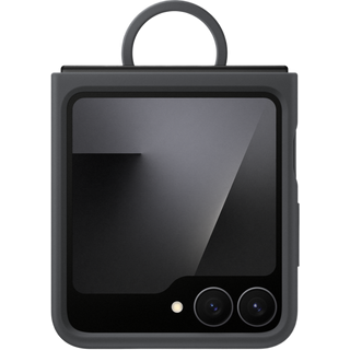 Samsung Galaxy Z Flip7 FE Silikone Cover med Ring EF-PF741TBEGWW - Sort