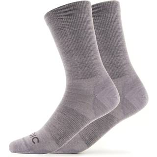 Stoic Merino Everyday Crew Solid Socks Merinosokker størrelse 45-47 farve grå