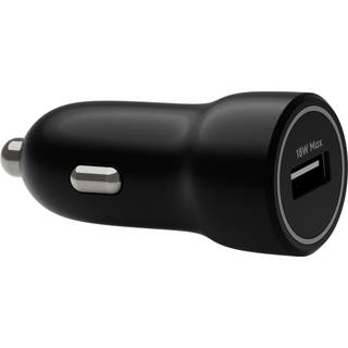 dbramante1928 18W USB-A Biloplader – Bæredygtig - Hurtig Opladning - Sort