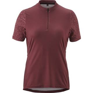 Gonso Women's Adventure Jersey Halfzip Cykeljersey Damer størrelse 46 farve rød