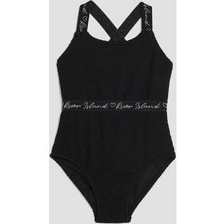 River Island River Island Black Elastic Textured Swimsuit