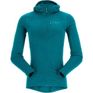 Rab Women's Ascendor Light Hoody Fleecejakke Damer størrelse 16 farve turkis