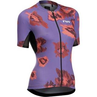 Northwave Women's Force Evo Jersey Short Sleeve Cykeljersey Damer størrelse M farve lilla