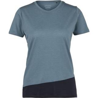 Stoic Women's Merino155 LaholmSt. Colorblock T-Shirt Merino-shirt Damer størrelse XL farve grå