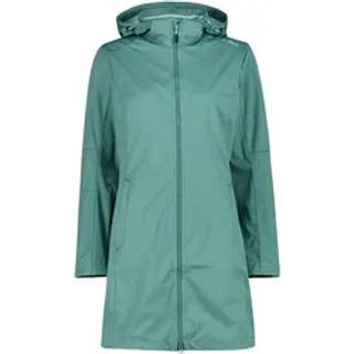 CMP Women's Parka Zip Hood Softshelljakke Damer størrelse 42 farve turkis