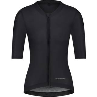 Shimano Women's Piuma Short Sleeves Jersey Cykeljersey Damer størrelse S farve black