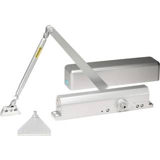 Global Door Controls Commercial Full Cover Ada Door Closer in Aluminium - St?rrelser 1-4
