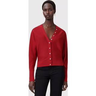 All Saints AllSaints Red Honor V Cardigan
