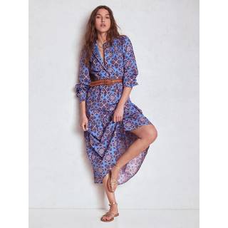 Boden Boden Purple Cecily Cotton Midi Dress - 10 R