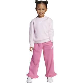 adidas adidas Pink Little Kids Sweatshirt and Frill Joggers Set